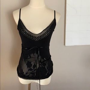 La Perla black detailed tank top 2